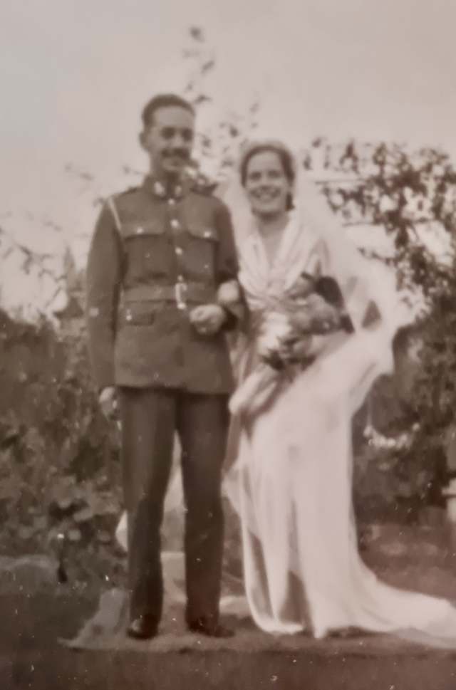 1939 wedding photograph